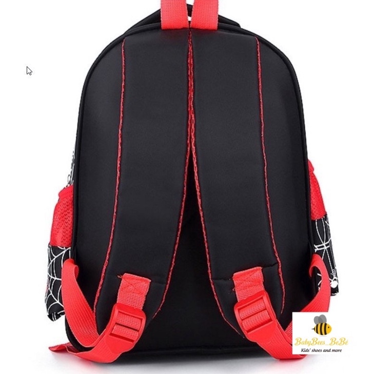 Balo siêu nhân Spider man cho bé mầm non, mẫu giáo năp nhựa chống nước, chống va đập