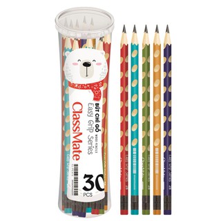 Bút chì gỗ định vị 2B thân tam giác có tẩy Classmate - CL PC612