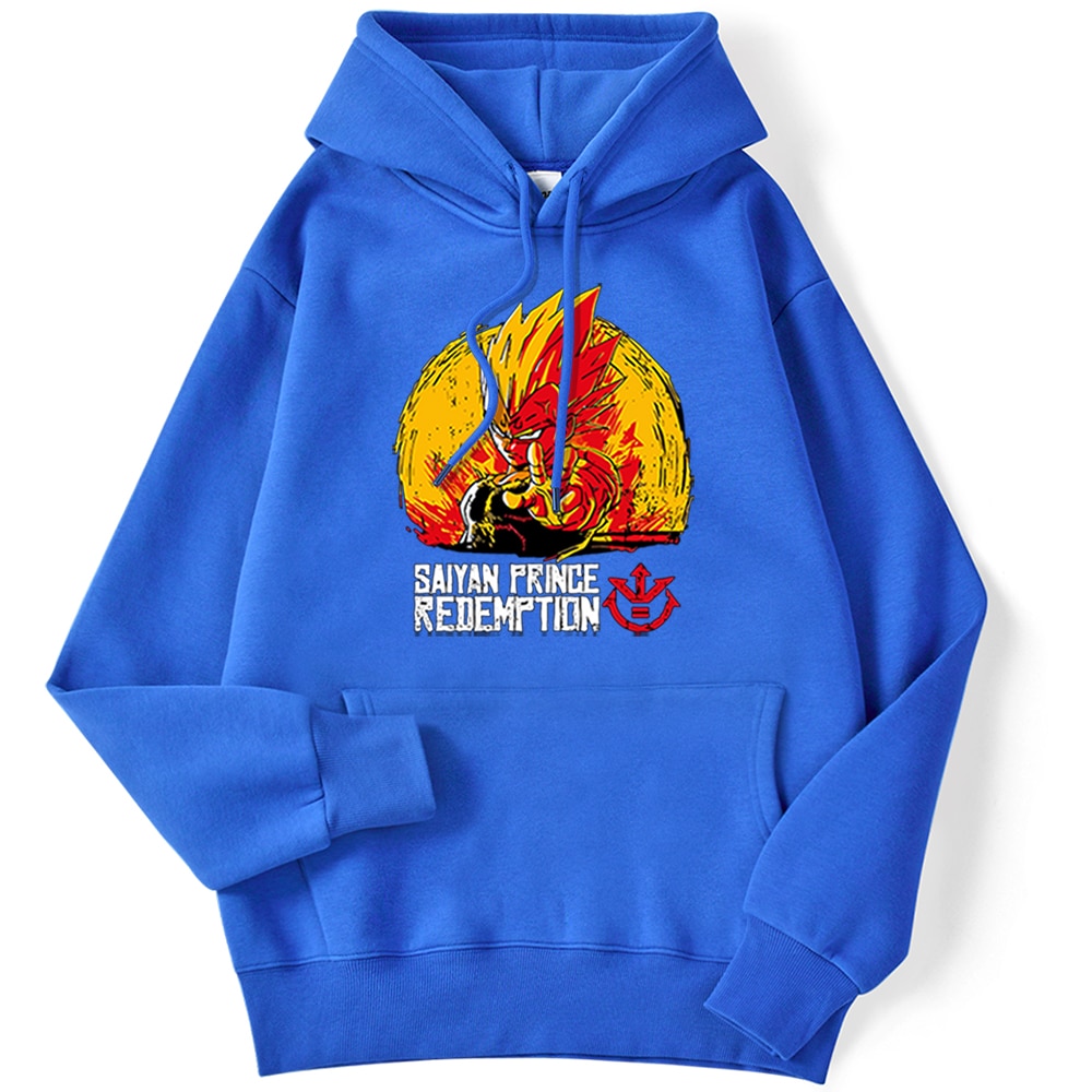 Áo Hoodie Dáng Rộng In Họa Tiết Dragon Ball Vui Nhộn Phong Cách Hip Hop Cho Nam