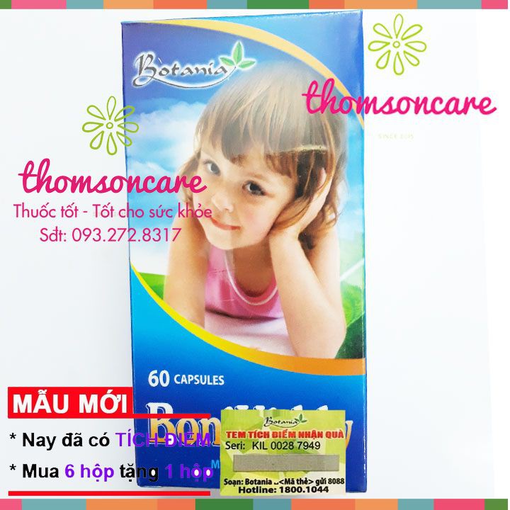 BoniKiddy tăng cường sức đề kháng cho bé - Mua 6 tặng 1 bằng tem tích điểm - Lọ 60 viên