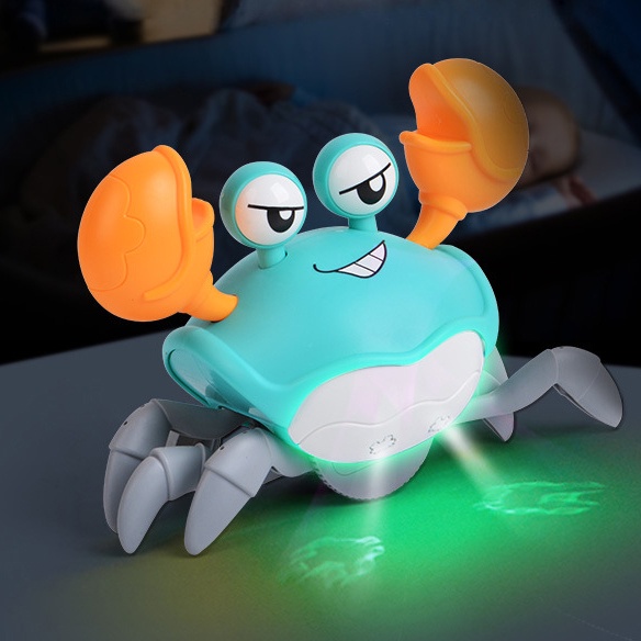 Đồ chơi con cua cảm âm cực thú zị cho bé mới nhất 2022 (tặng kèm pin)