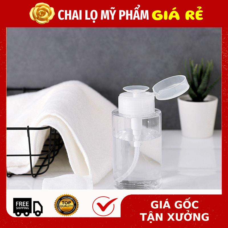 Chai Lọ Chiết Mỹ Phẩm Toner Có Nút Nhấn Tiện Lợi, Lọ Chiết Tẩy Trang .