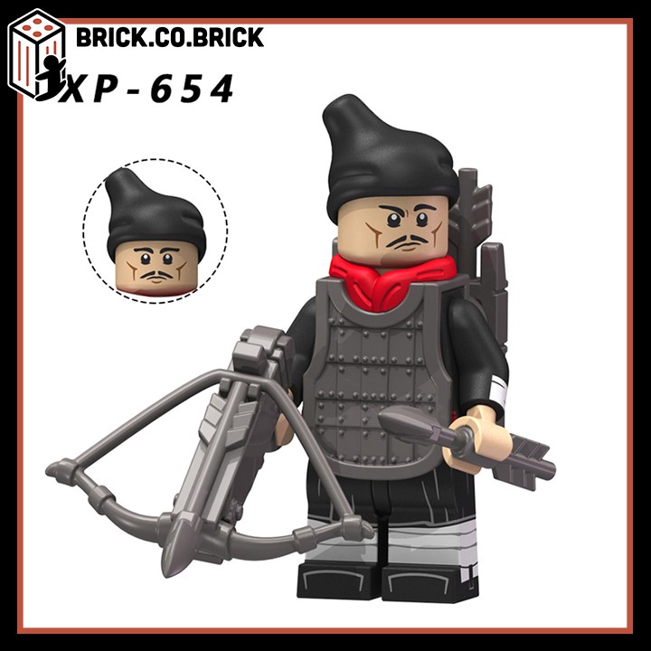 Minifigures đế chế nhà Tần vua Tần Thủy Hoàng và quan binh QinDynasty Koruit Đồ chơi Lắp ráp Mô hình Sáng tạo KT1088