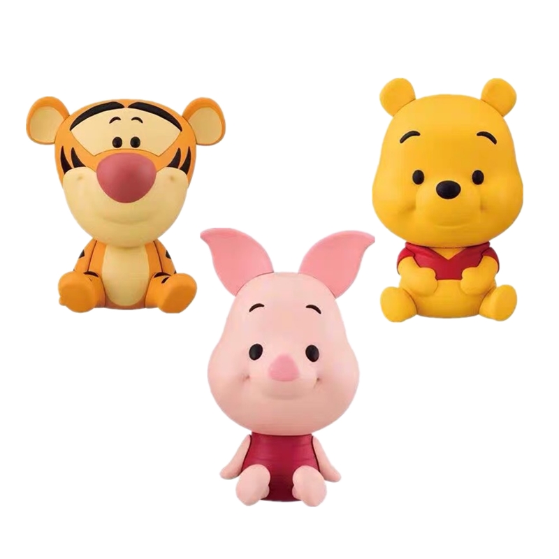 Que cắm trang trí bánh kem gấu Winnie Pooh hoạt hình đáng yêu