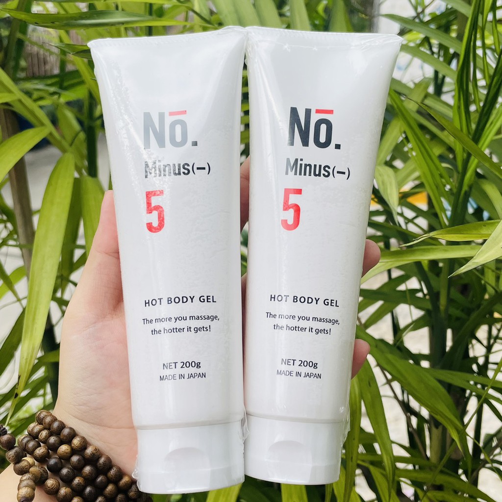 Gel Tan Mỡ Toàn Thân Number Minus 5 Hot Body Nhật Bản - Tuýp 200g
