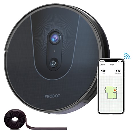 Probot Nelson A8, Robot hút bụi lau nhà AI PanoView WiFi, Alexa