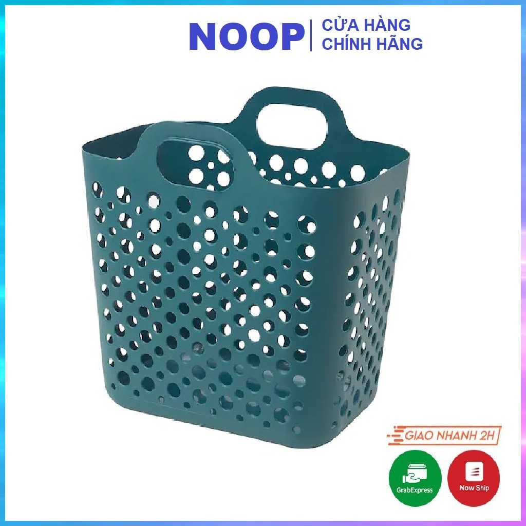 Giỏ nhựa đựng đồ giặt quần áo bẩn tiện lợi Ikea IK71