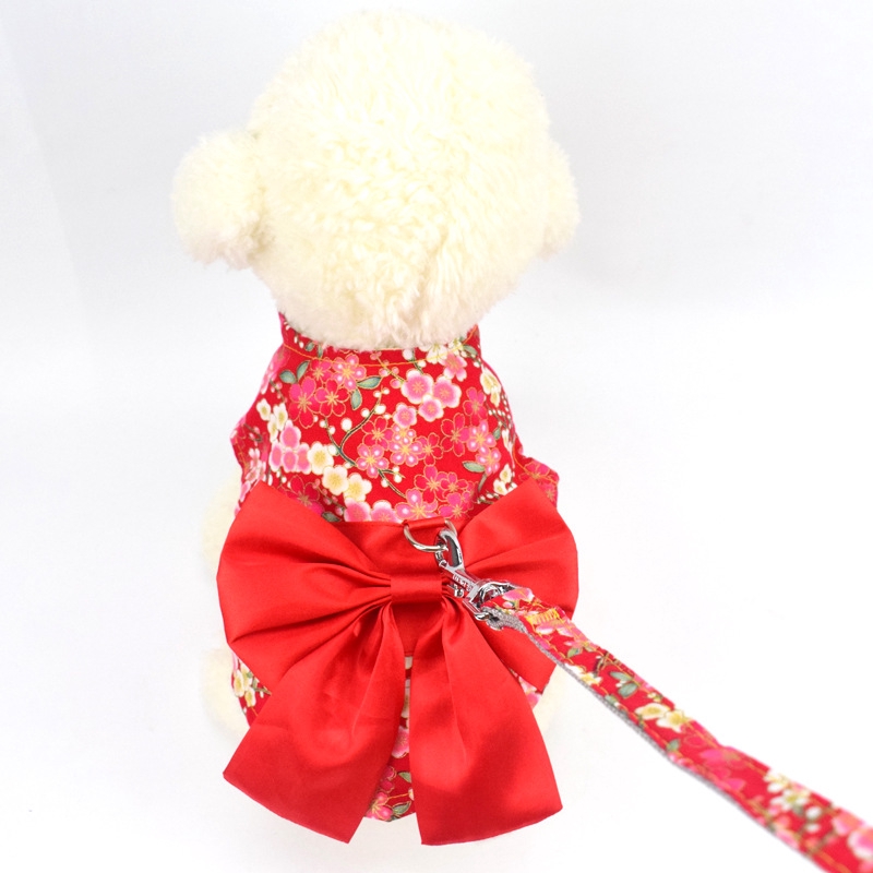 Áo Kèm Dây Dắt Thú Cưng Đi Dạo Kiểu Nhật