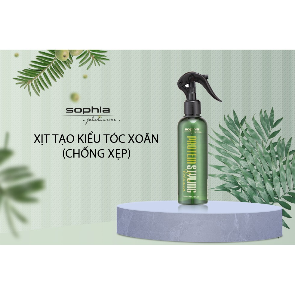 Xit phồng tạo kiểu tóc, chống xẹp tóc Sophia 200ml Hàn Quốc