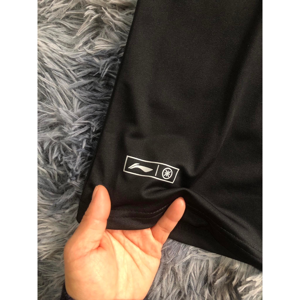 Áo polo nam li-ning làm mát tối đa logo way of wade li-ning