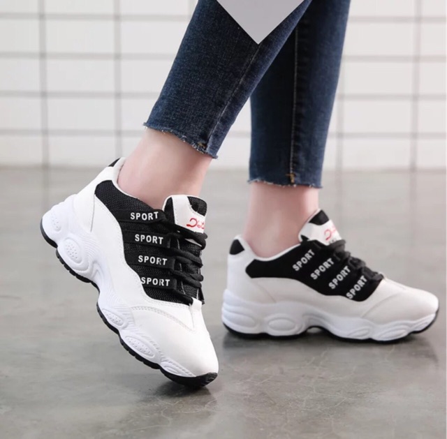 ] Giày thể thao nữ 3 mầu cá tính | BigBuy360 - bigbuy360.vn