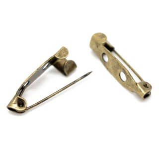 100 Kim Cài Áo Bằng Đồng 20X5Mm