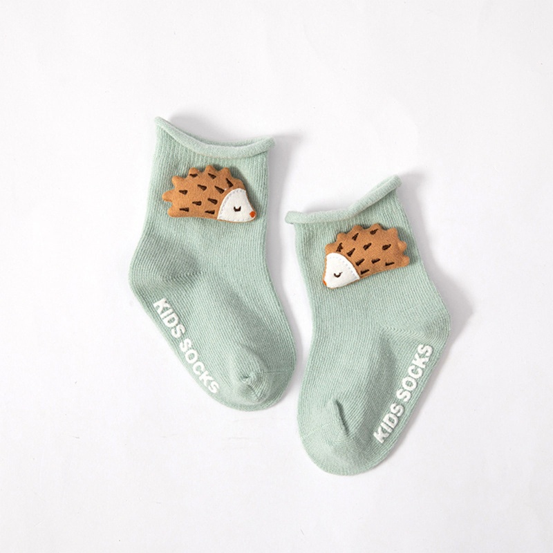 Vớ Cotton 3D Chống Trượt Có Tay Cầm Silicone Cho Búp Bê Sơ Sinh