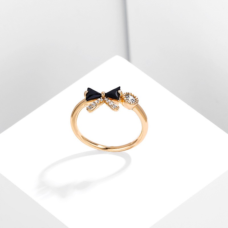 Nhẫn Nữ Mạ Vàng 18K, Đính Đá Phong Cách Hàn Quốc - XPN09