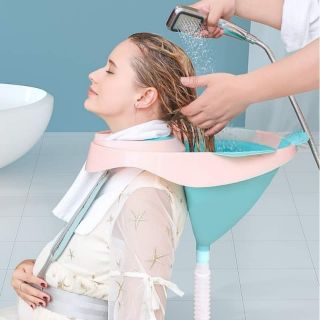 Chậu gội đầu đeo cổ tiện dụng dành cho bà bầu, người già, trẻ em