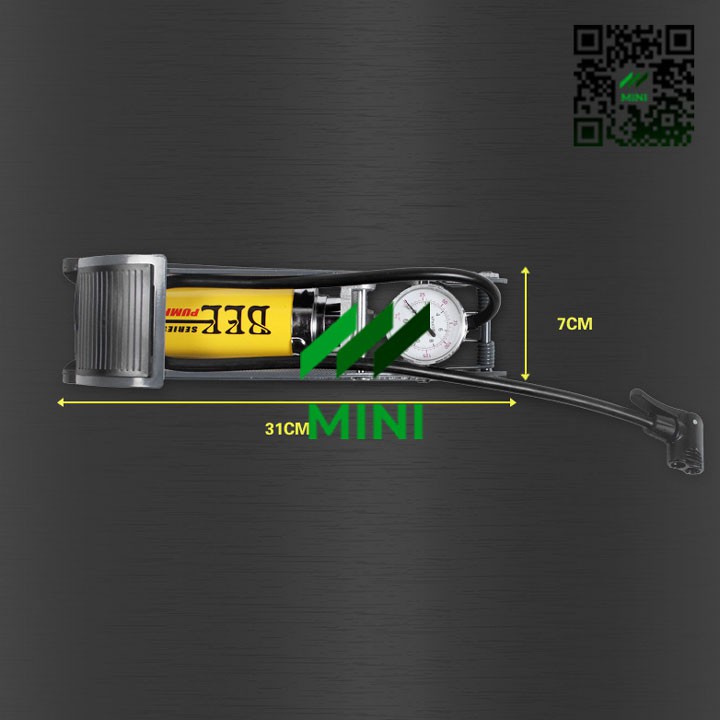 Bơm hơi đạp chân 1 xi lanh BEE FB0902A