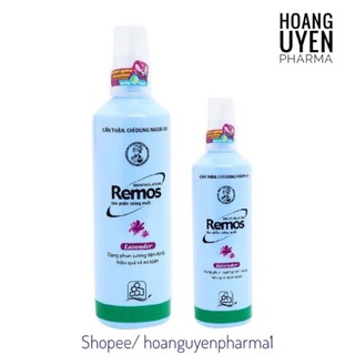 Chai xịt chống muỗi hương Lavender Remos