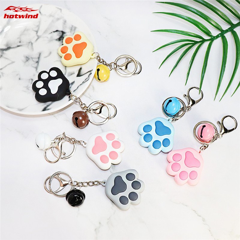 Móc Khóa Hình Bàn Chân Mèo Dễ Thương Đáng Yêu