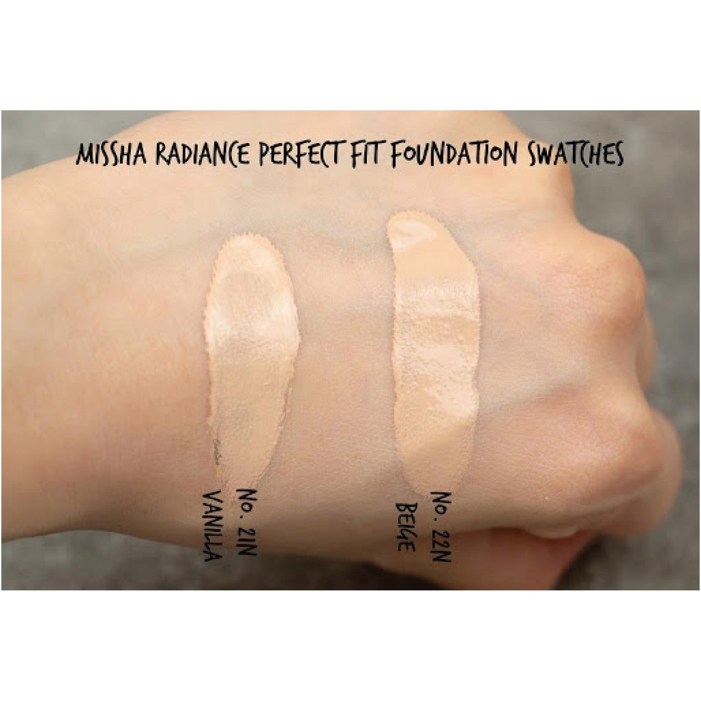 [Sample] Kem Nền Missha Radiance Perfect- Fit Foundation