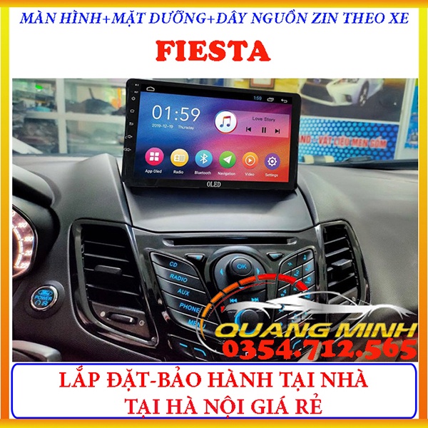 Bộ màn hình OLED C2 NEW  cho xe FORD FIESTA, Android 10. lắp sim 4g, ram 2g rom 32g - màn hình xe hơi
