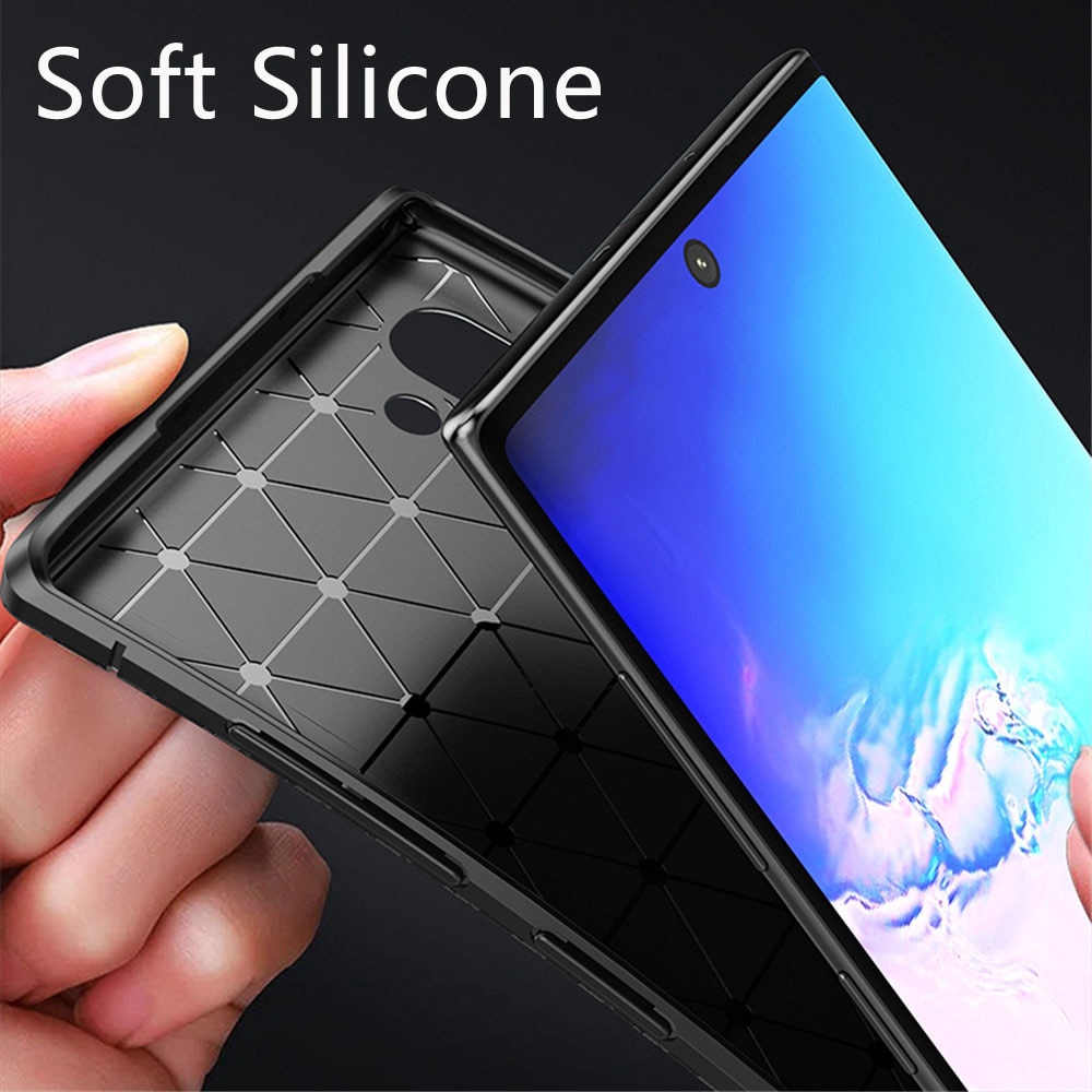 Ốp lưng sợi cacbon xước cho điện thoại Samsung Galaxy S20 Note 20 10 Plus Lite Ultra 9 S9 A7 A6 A8 Plus 2018 | BigBuy360 - bigbuy360.vn