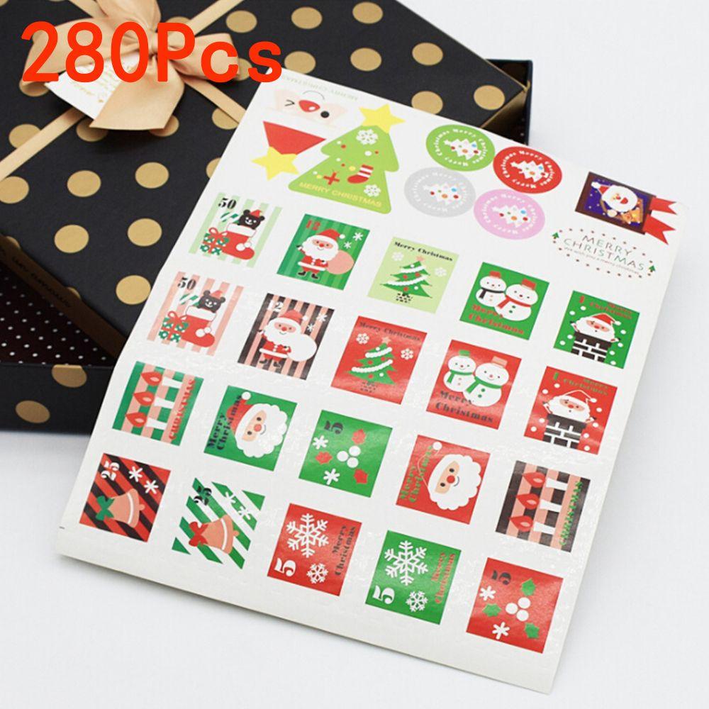 CHOOKEY Bộ 280 Miếng Dán Trang Trí Kiểu Mới