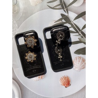 Ốp lưng iphone - ốp iphone heart chrome da cao cấp