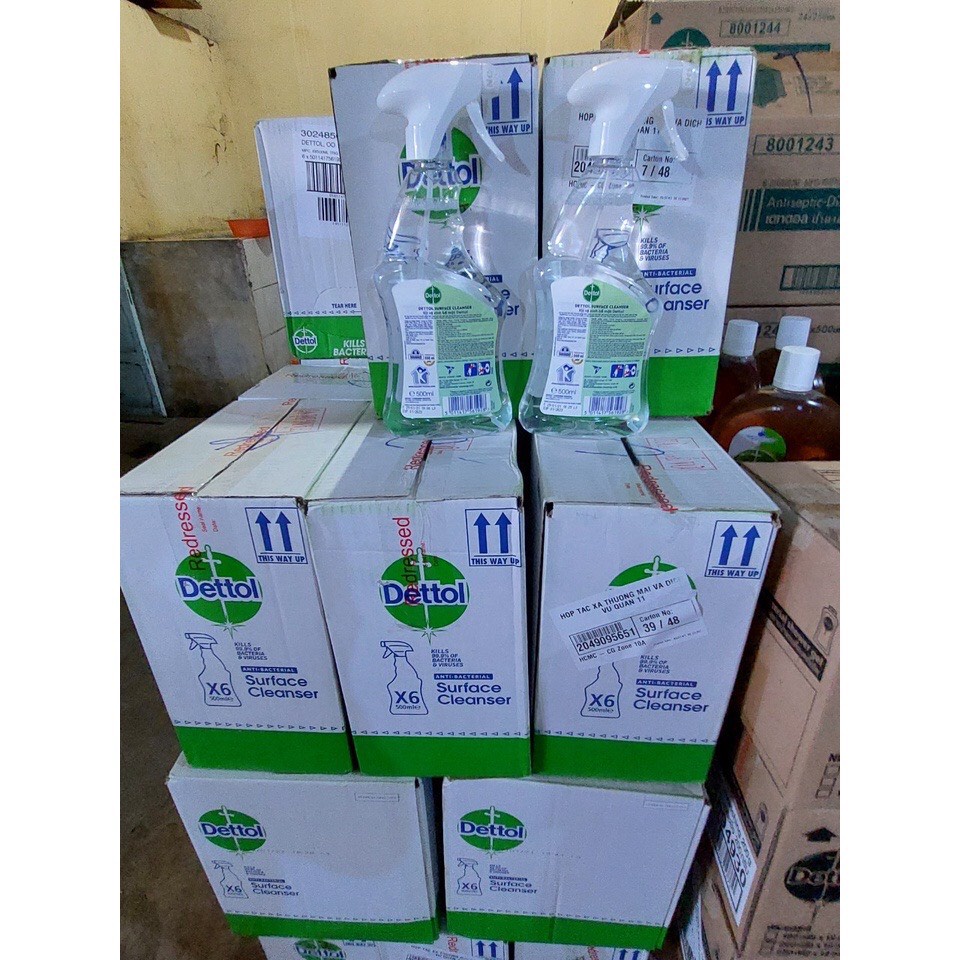 Dung dịch diệt khuẩn Dettol 250ml - 500ml. Hàng chính hãng DKSH Việt Nam.