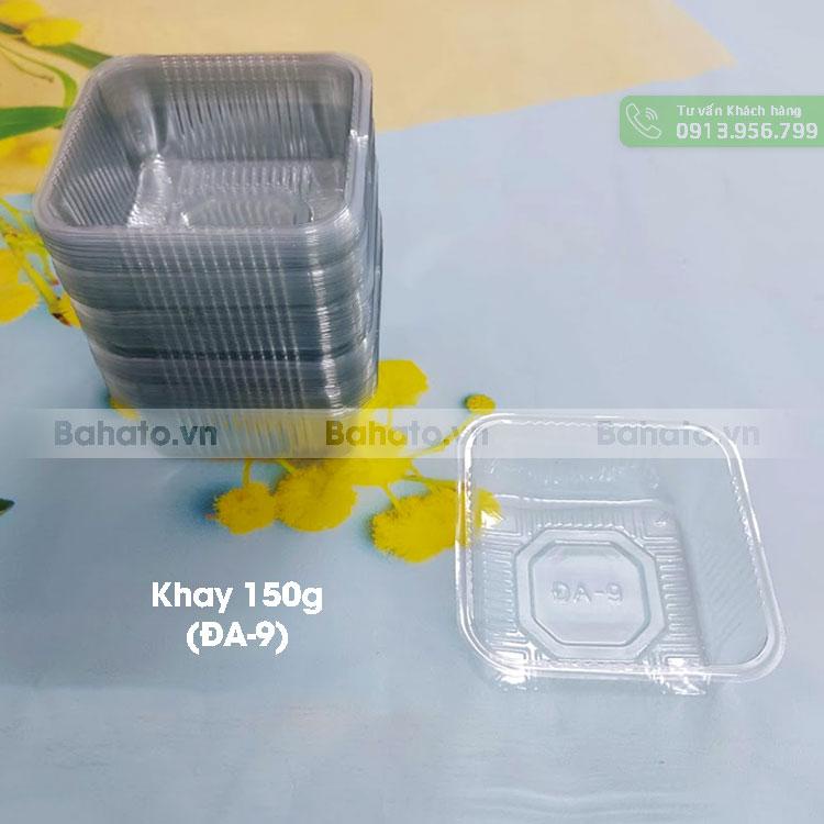 Khay nhựa trong đựng bánh trung thu 150g | 200g