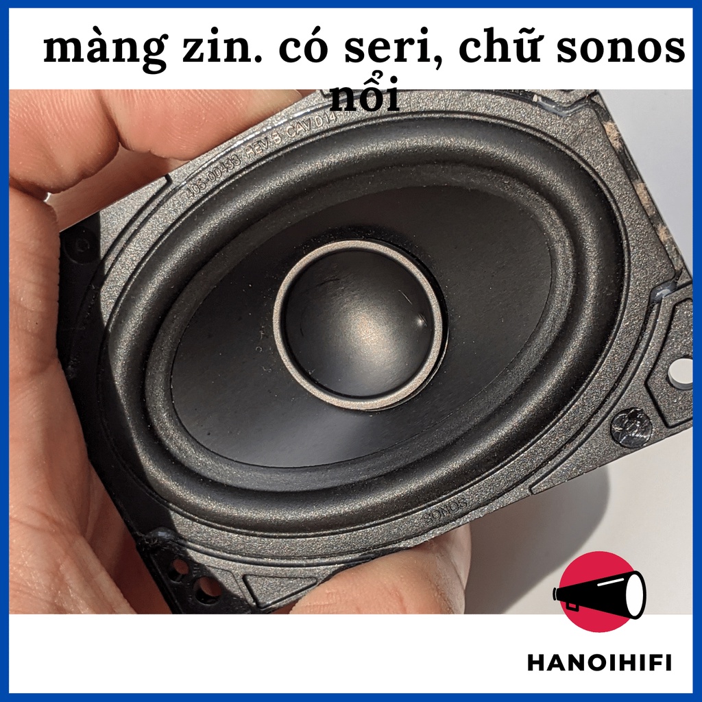 Củ loa rời sonos Beam bầu dục 4ohm 25W , Sonos play bar 3inch 4ohm 30w. Độ chế loa, siêu bass, siêu trầm