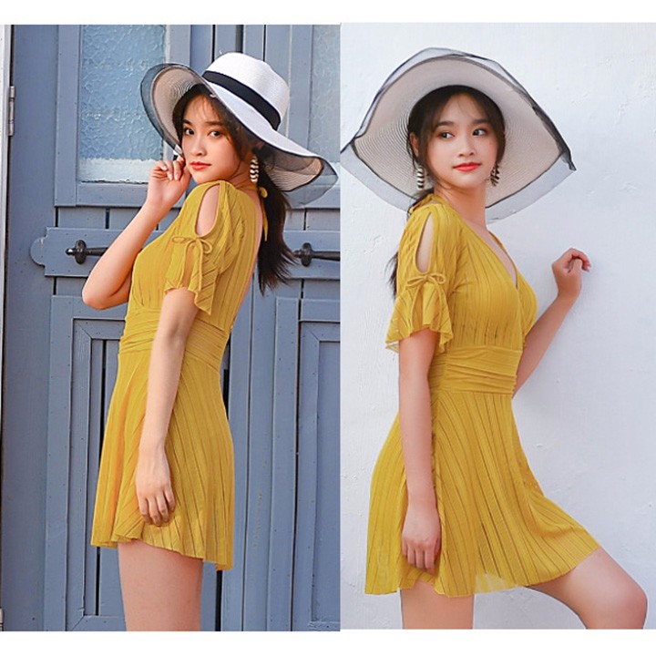 Có sẵn Bộ đồ bơi nữ liền mảnh phối ren chất ren đẹp | BigBuy360 - bigbuy360.vn