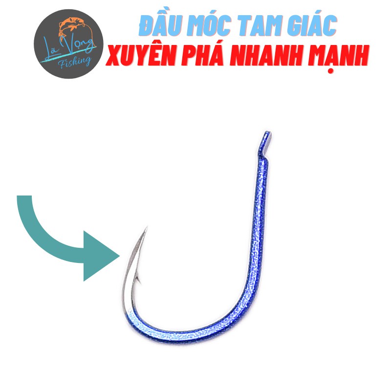 Lưỡi câu săng hàng FISH PERSON- Power Blue - Lã Vọng Fishing