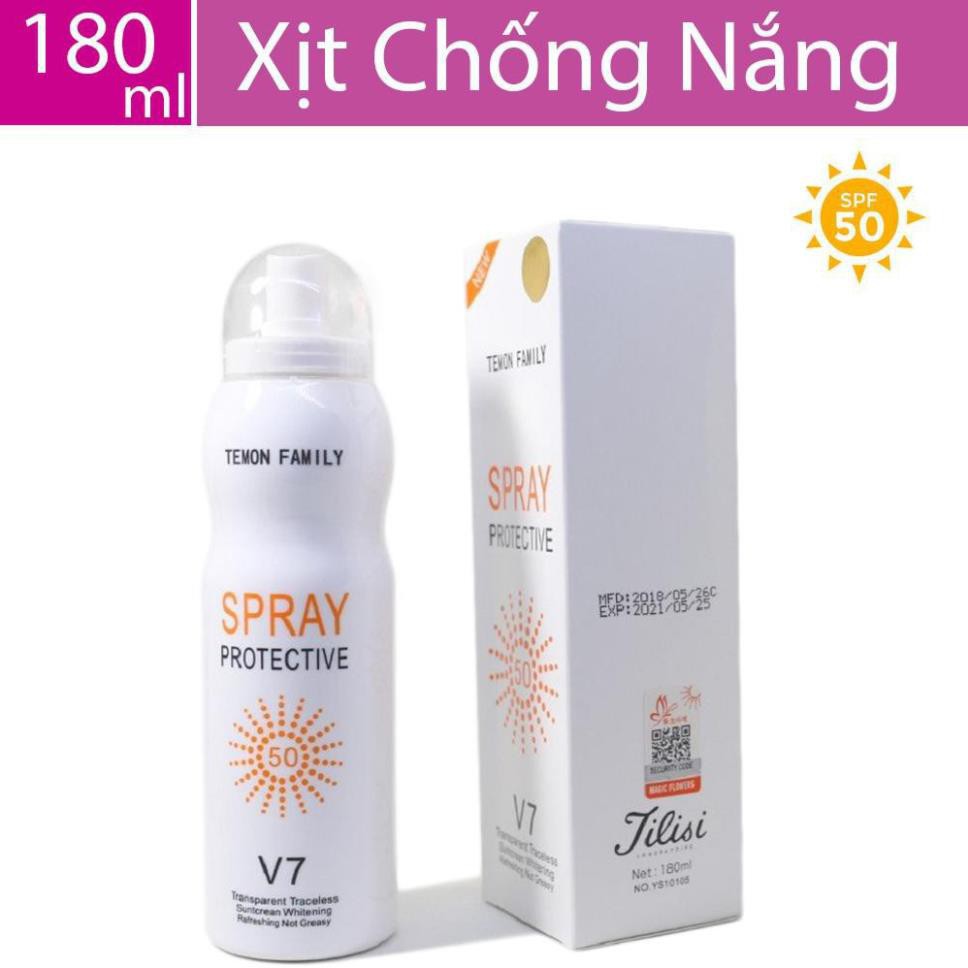 Xịt chống nắng Hàn Quốc Spray Protective V7