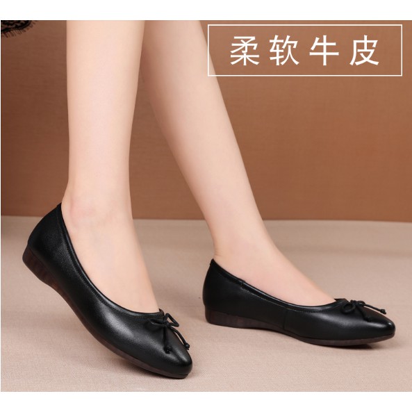 Giày búp bê Mã B4 đế bệt đính NƠ NHỎ dễ thương | BigBuy360 - bigbuy360.vn