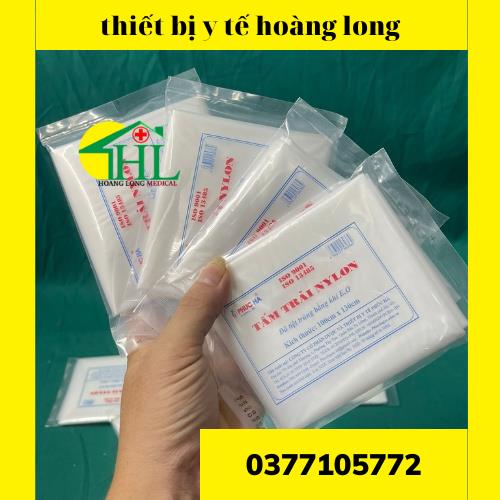 com bo 10 Tấm trải Nylon Phúc Hà dùng trong y tế, thẩm mỹ