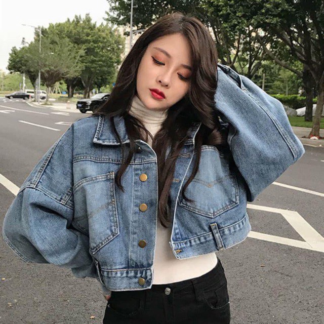Áo Khoác Jean nữ , Áo Khoác Jeans nữ Hàng Cao Cấp, JEAN THÁI XỊN