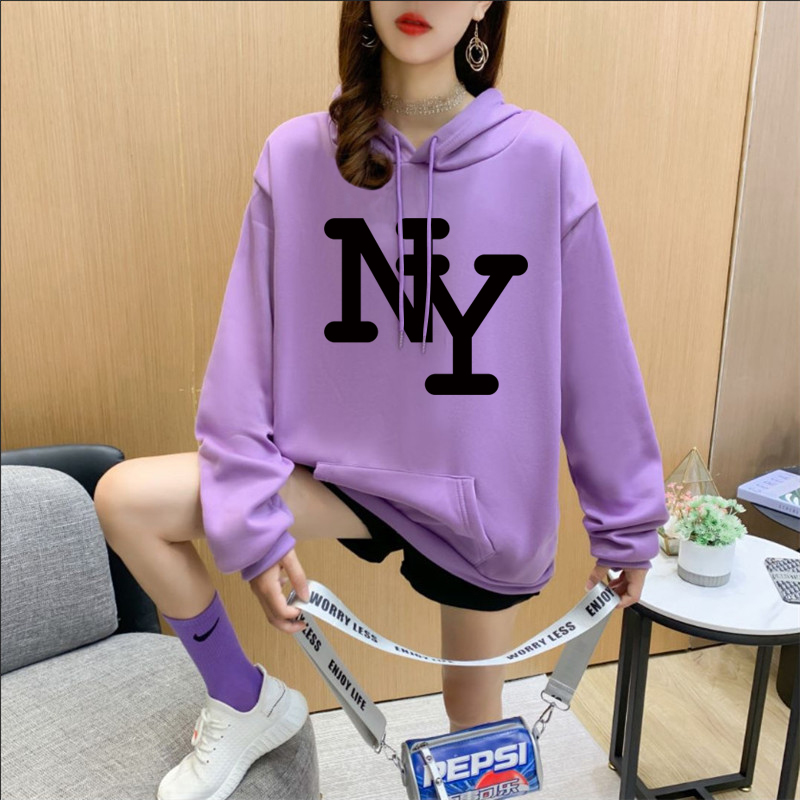 NRVP Áo Nỉ Nữ Dài Tay Có Mũ Thời Trang Hàn 2020