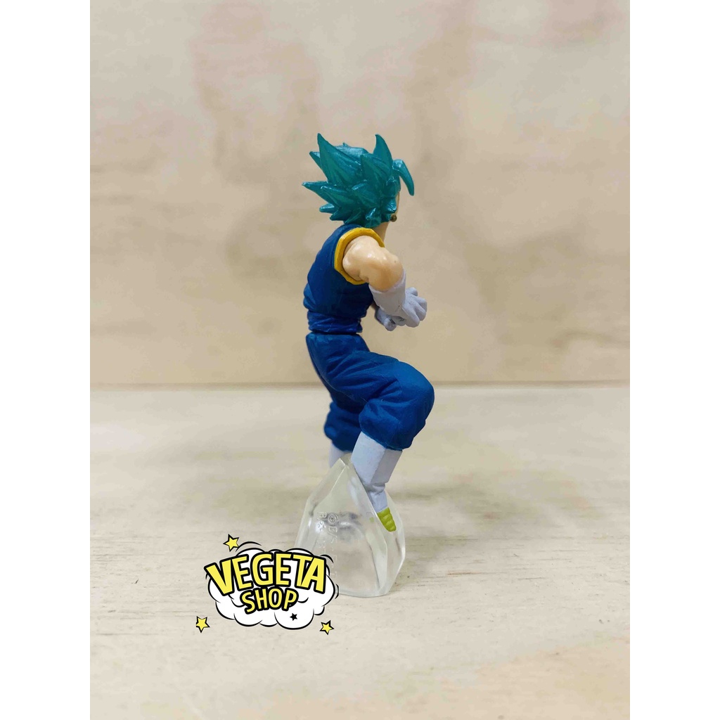 Mô hình Dragon Ball - Vegeto Vegito Blue Super Saiyan God - HG Gashapon - Chính hãng Bandai - Cao 7cm