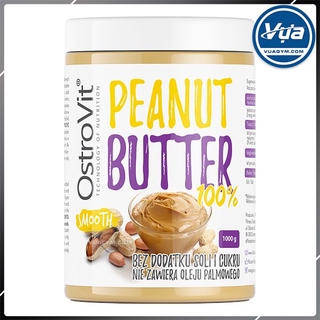 Bơ Đậu Phộng OstroVit Peanut Butter 100% Smooth (1KG)