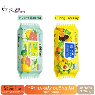 Mặt Nạ Dưỡng Ẩm Buổi Sáng Saborino Morning Facial Sheet Mask