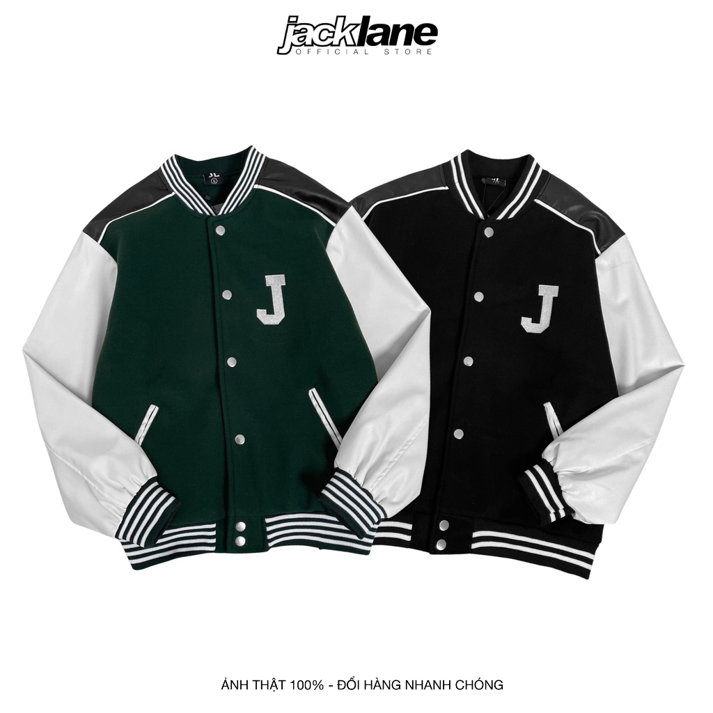 Áo khoác Varsity Jack Lane Signature J, Áo khoác nam nữ Jack Lane, Local Brand Jack Lane