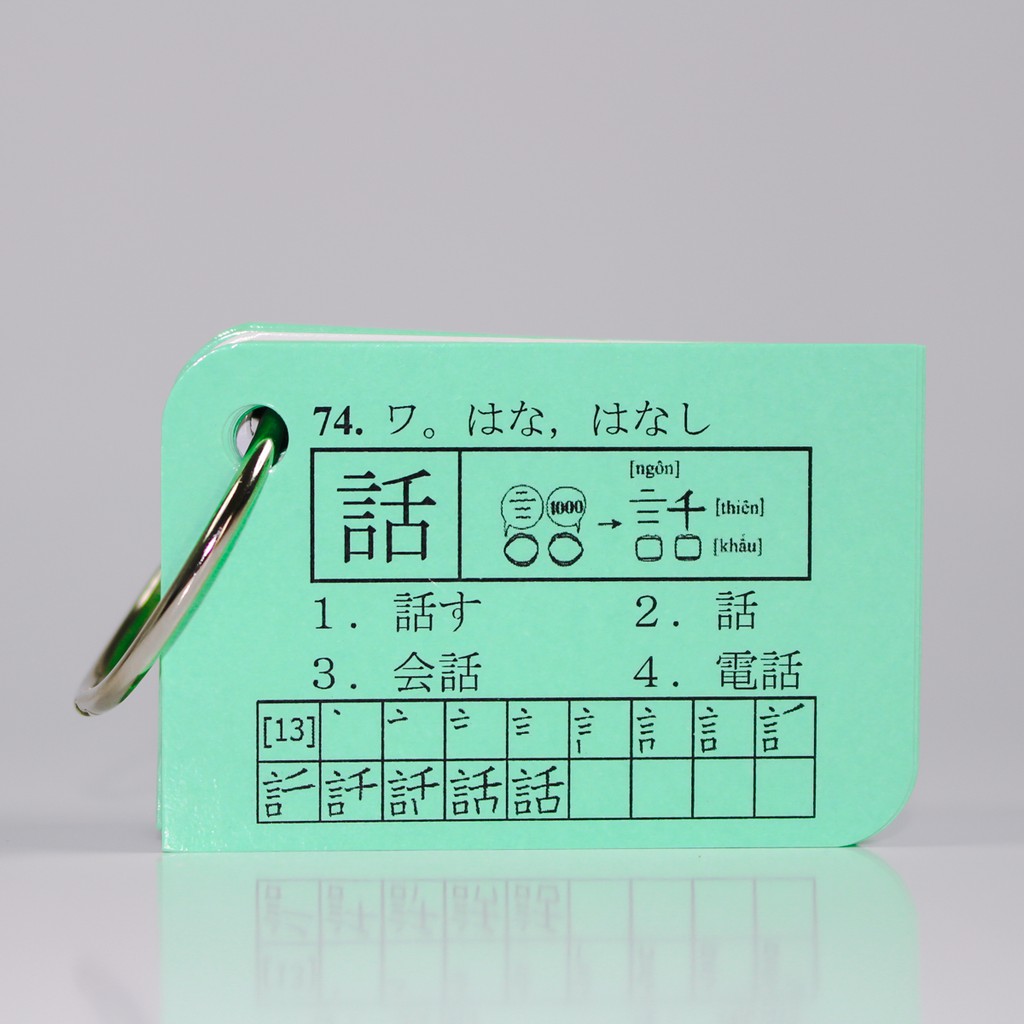 Flashcard Tiếng Nhật Hán Tự Sơ Cấp