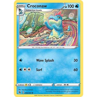 Thẻ bài pokemon croconaw - 56/264 - uncommon