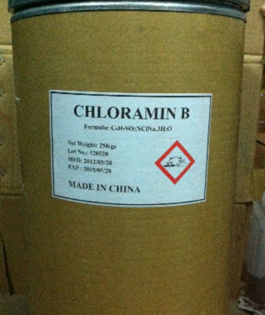 Bột khử khuẩn Cloramin b ( nguyên thùng 25kg)