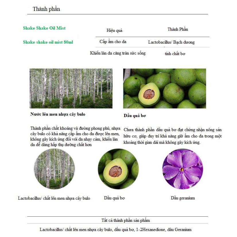 Xịt khoáng Shake Shake OiL Mist Skinaz Hàn Quốc [Nhập Khẩu Chính Hãng] | BigBuy360 - bigbuy360.vn