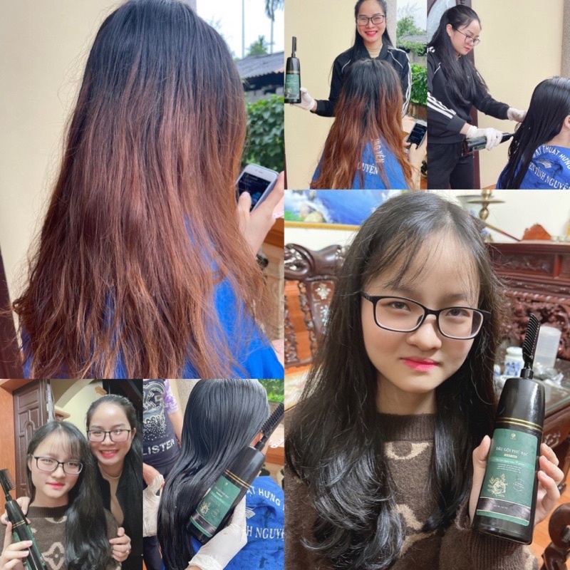 [ Chính hãng HCM] Dầu gội phủ bạc LACO - Lên màu đen sau 9 phút