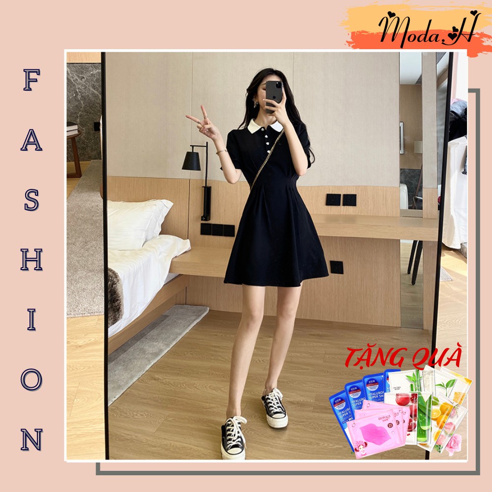 Đầm Nữ Polo Body Tay Ngắn Siêu Xinh, Váy Nữ Polo Đi Dự Tiệc Moda.H | BigBuy360 - bigbuy360.vn
