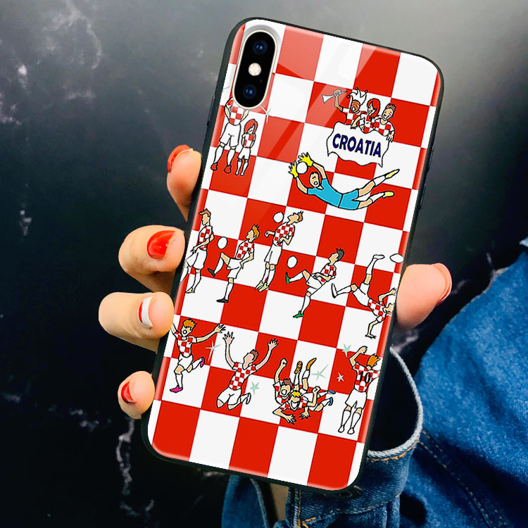 Ốp Lưng Iphone 6 In Hình Croatia IMACC Cho Iphone 12 11 Pro Max 6 6S 7 8 Plus Xr X Xs Max Mini Se 2020