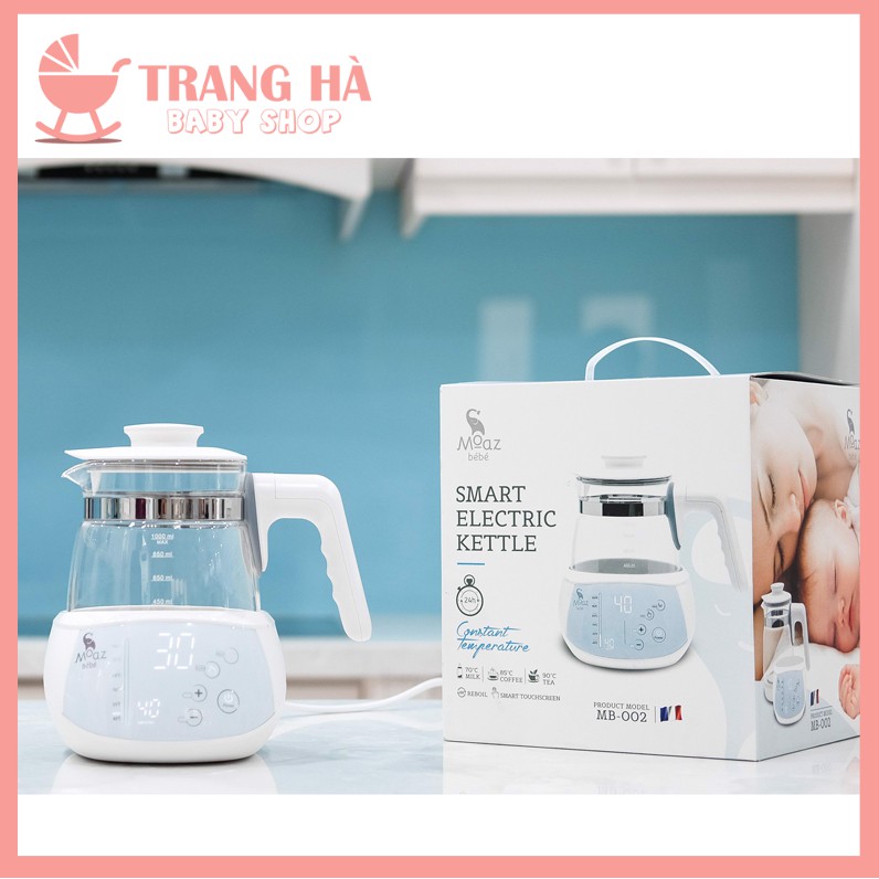 𝑺𝑰𝑬̂𝑼 𝑺𝑨𝑳𝑬BÌNH ĐUN NƯỚC THÔNG MINH MOAZ BEBE 1000ML (CHÍNH HÃNG) CHO BÉ (MB-002)