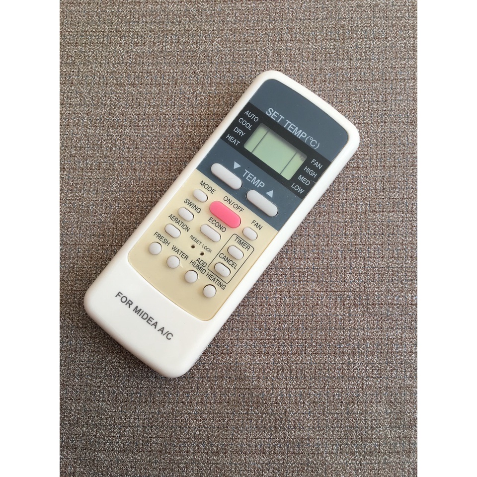 Remote Điều Khiển điều hòa Midea tất cả các loại,remote điều hòa Midea,Khiển từ xa máy lạnh Midea